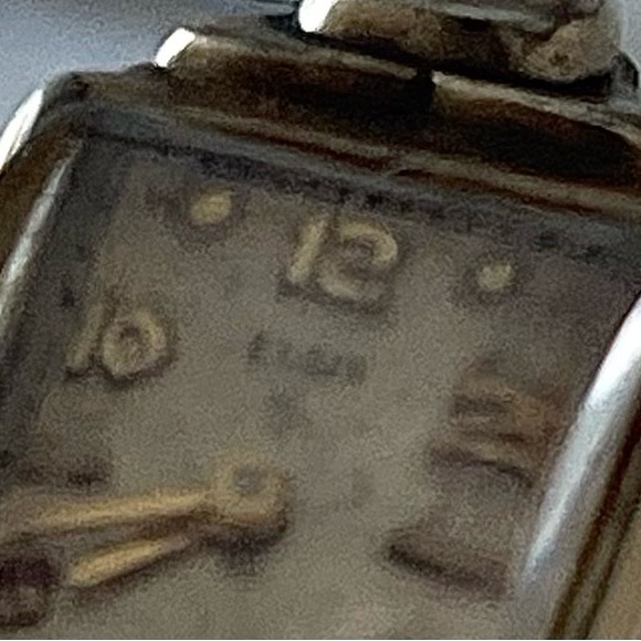 1950s Elgin 10k RGP Bezel Ladies Wristwatch. DOESN’T RUN & WINDUP MECH MISSING - Picture 5 of 5
